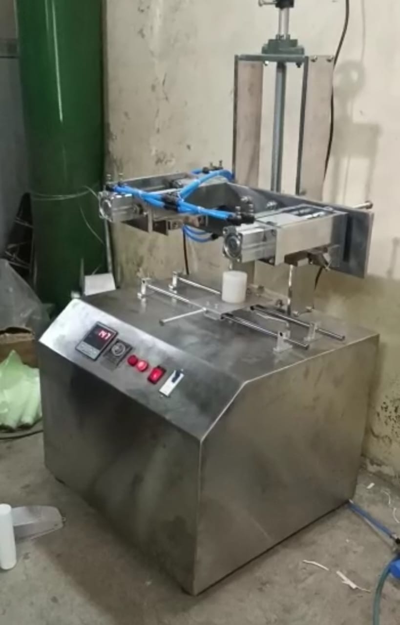 Semi Automatic Tube Sealing Machine With Trimming Manufacturer, Suppliers, Traders, Exporters in Mumbai India