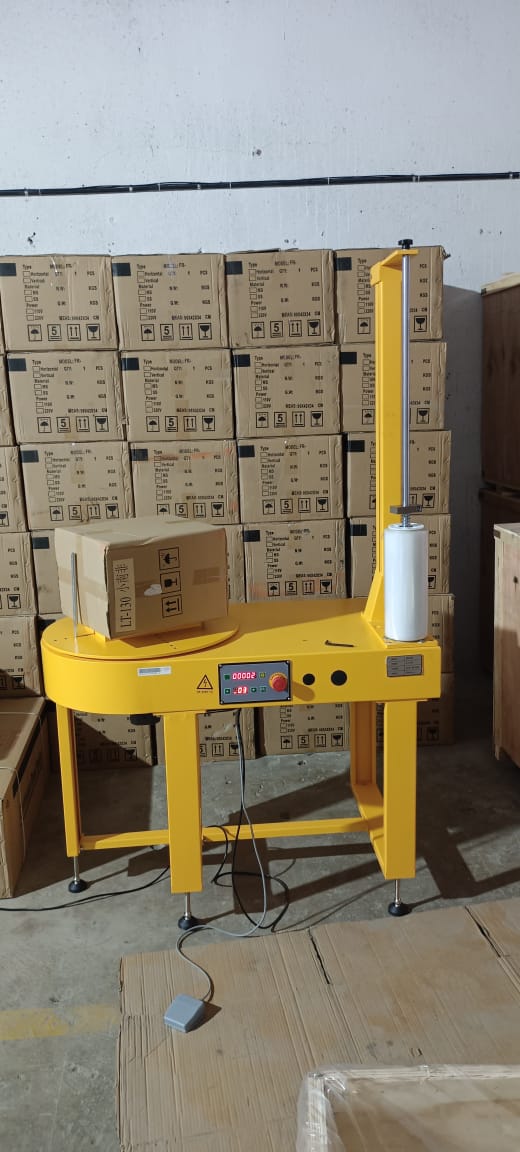 Single Head Stretch Wrapping Machine Manufacturer, Suppliers, Traders, Exporters in Mumbai India